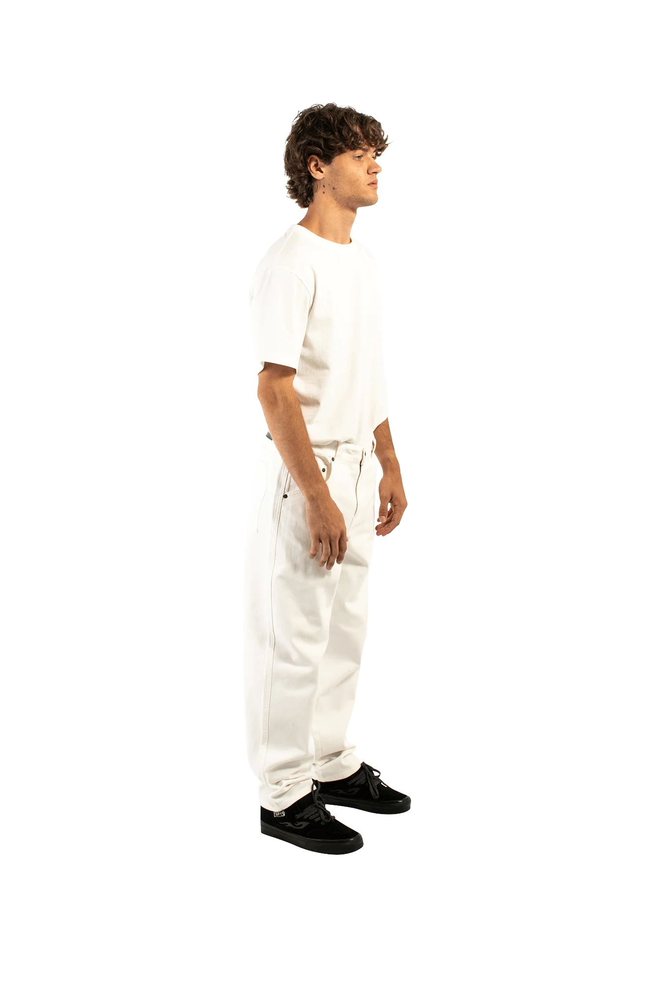 Relaxed Denim Pants - Image 2