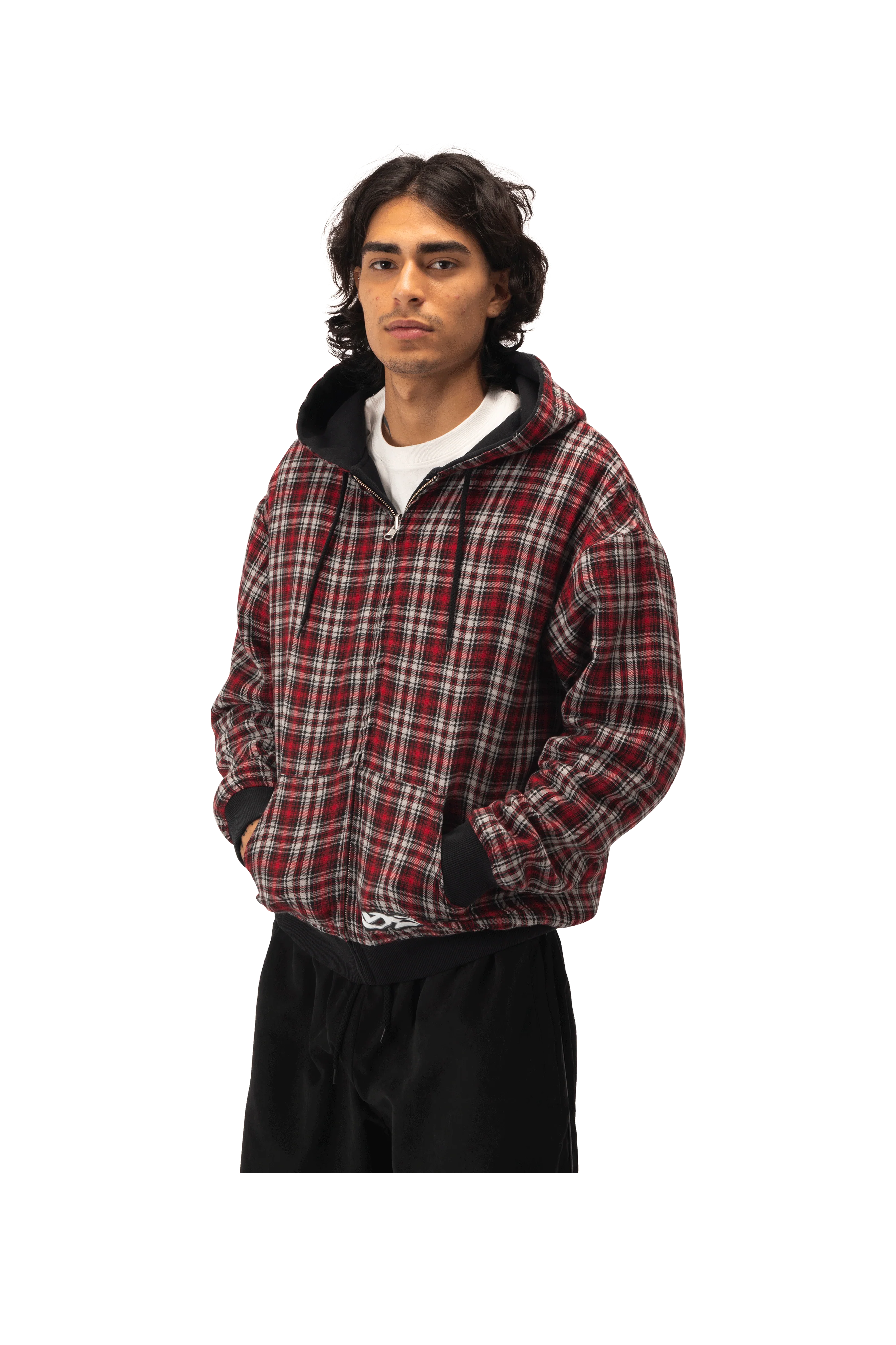 Reversible Flannel Hood - Image 5