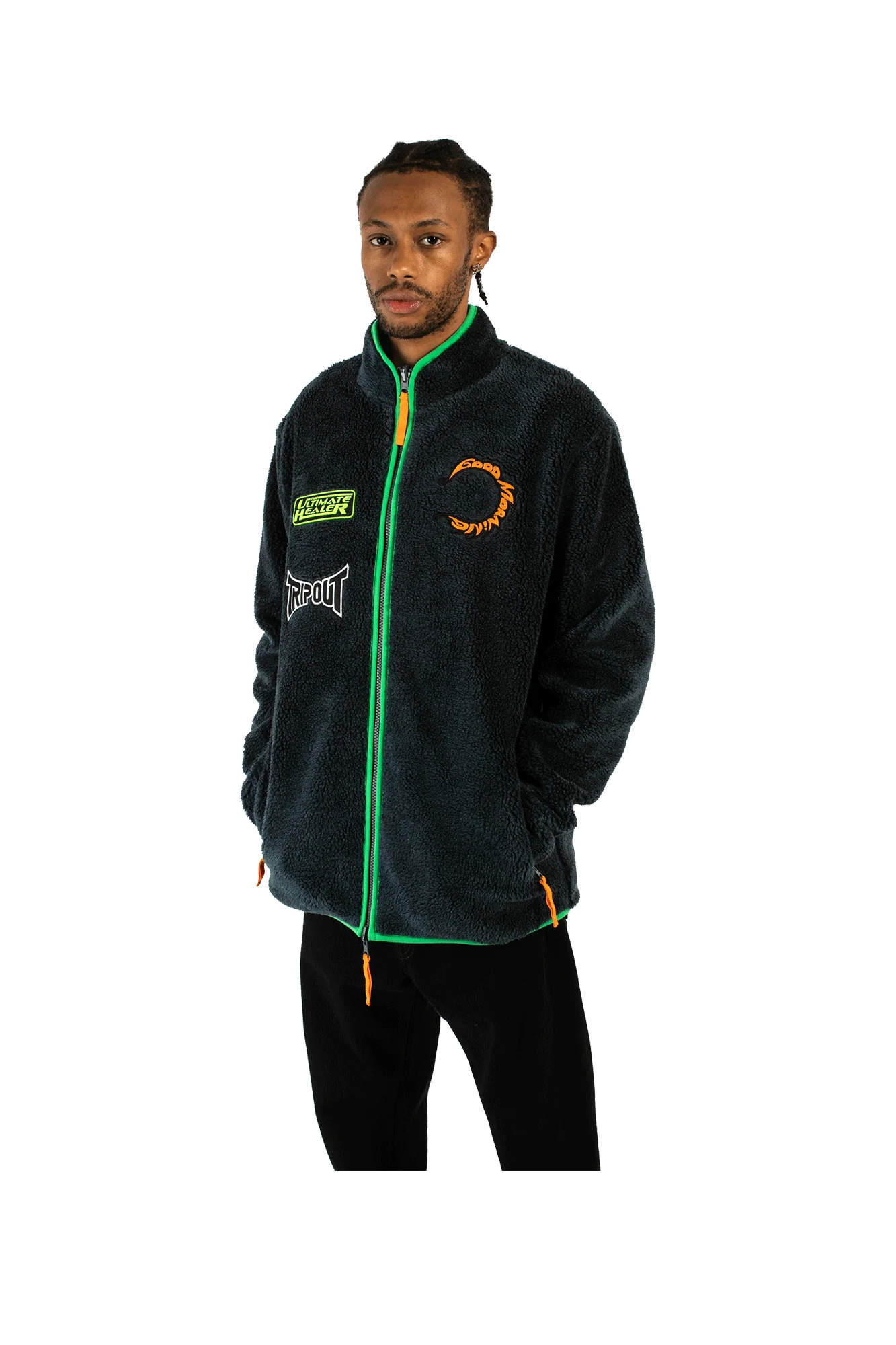 Reversible Polar Fleece Zip Thru Jacket - Image 4