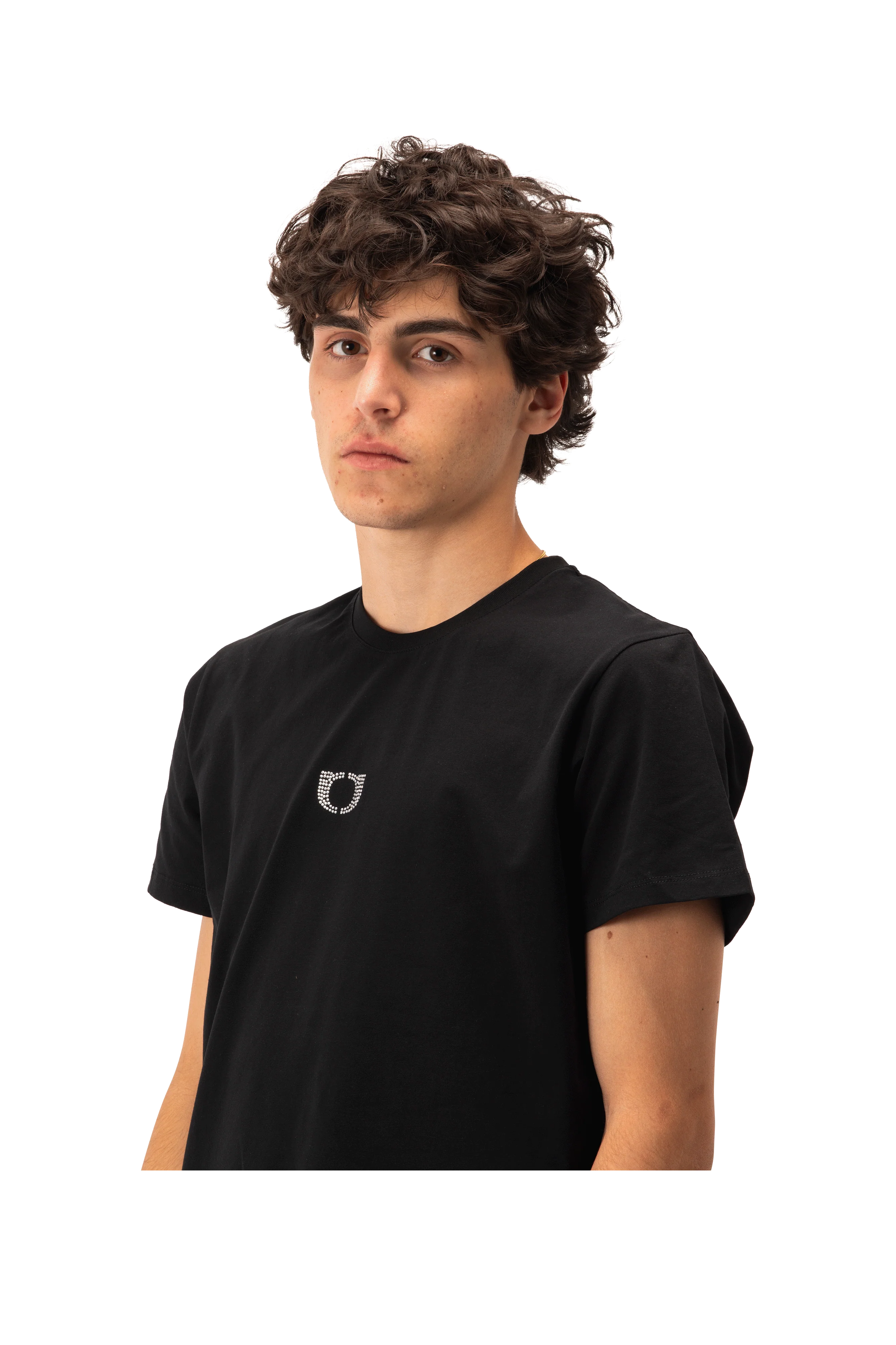 Rhinestones Link Slim Fit Tee - Image 4