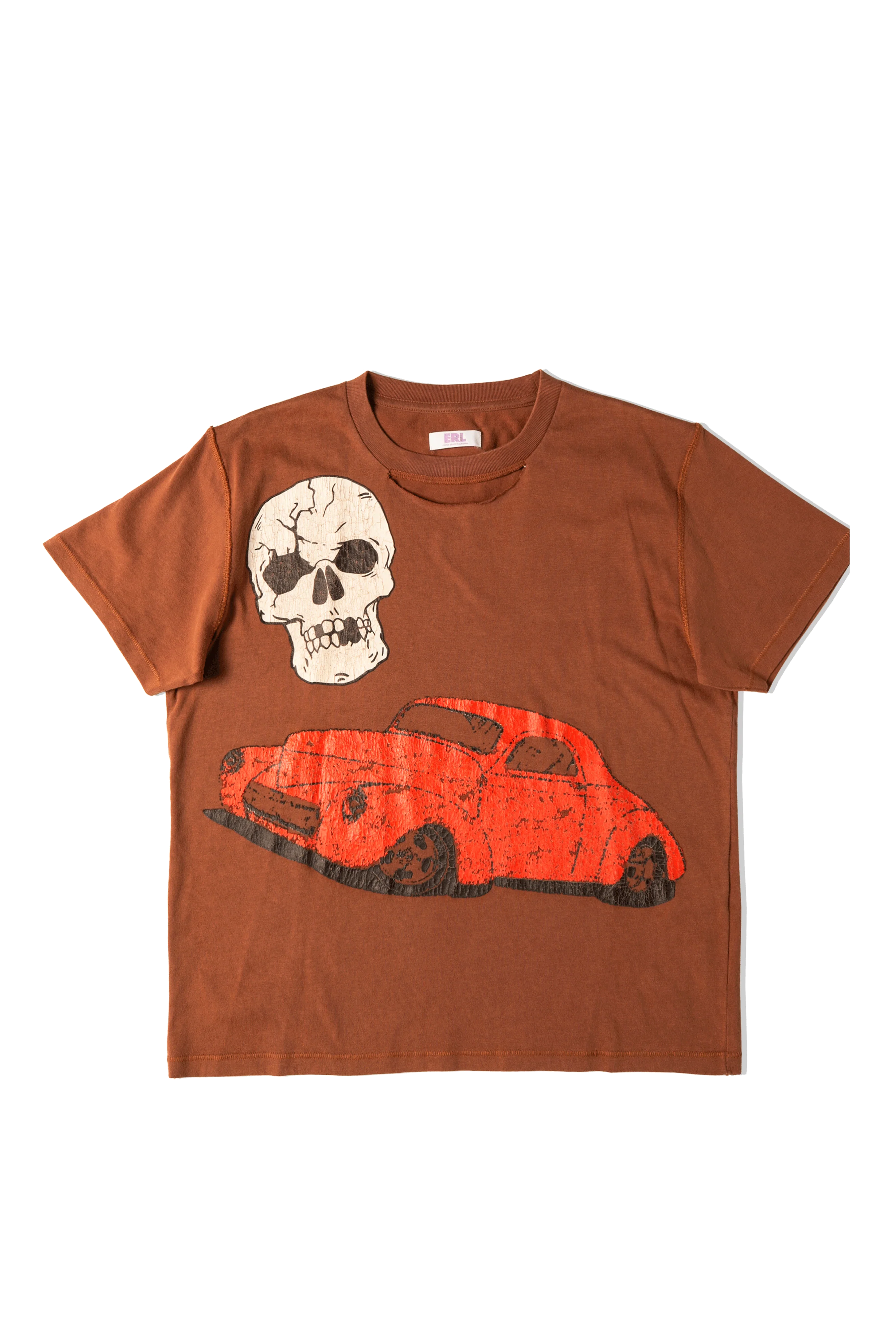 Ripped Collar Skull Red Car - Image 6