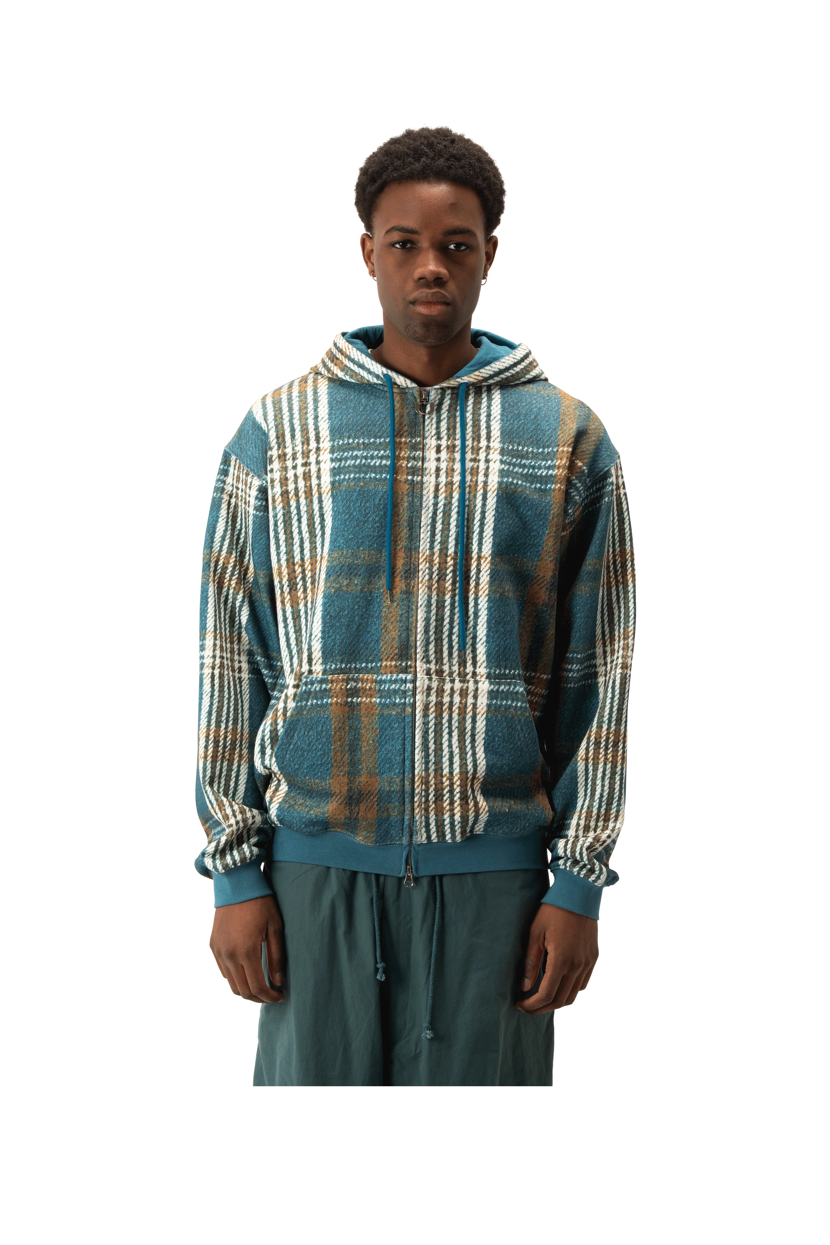 Scan Print Zip-Up Hoodie - Image 8