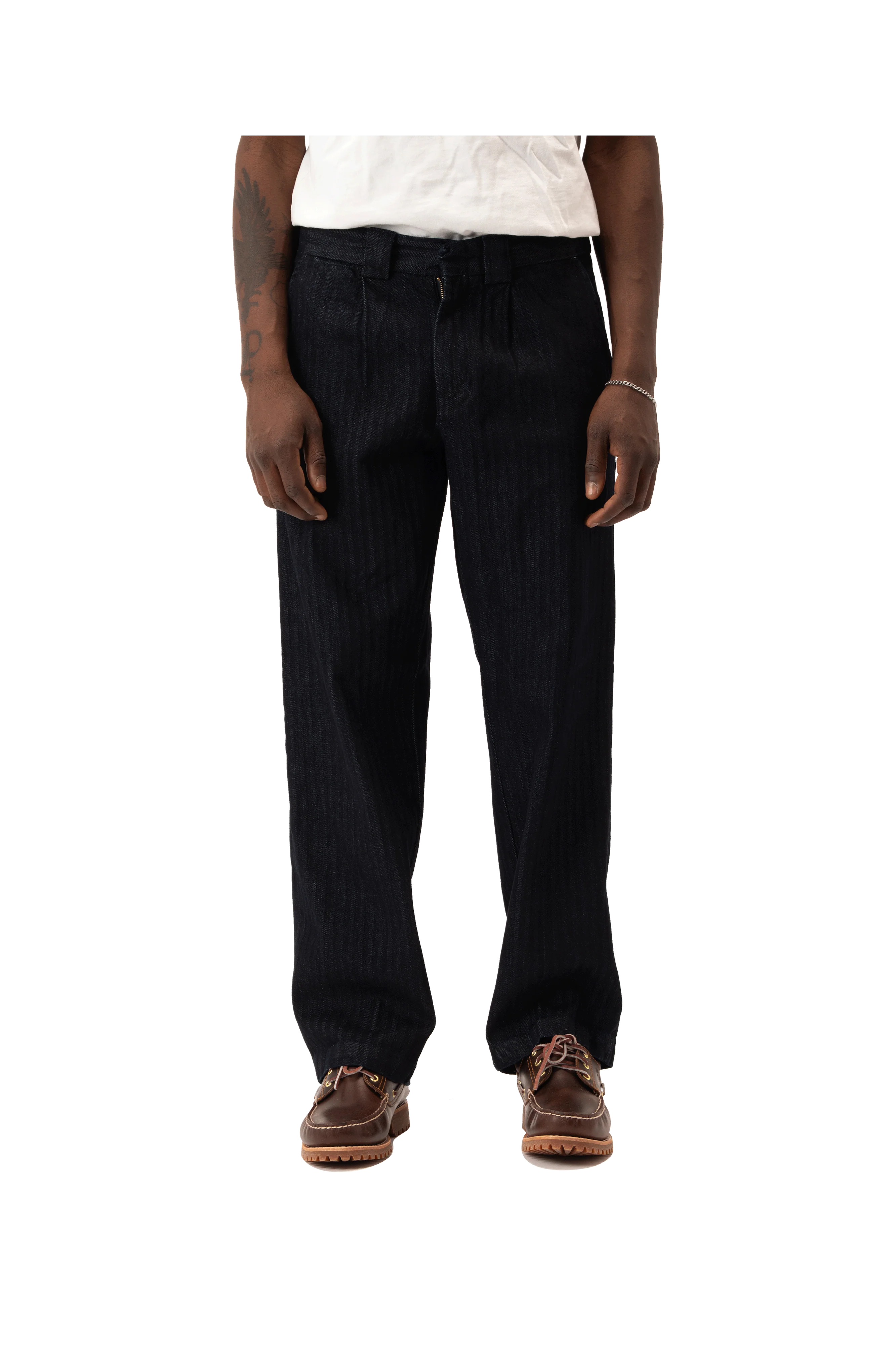 Selvedge Herringbone Denim Rinsed - Image 5