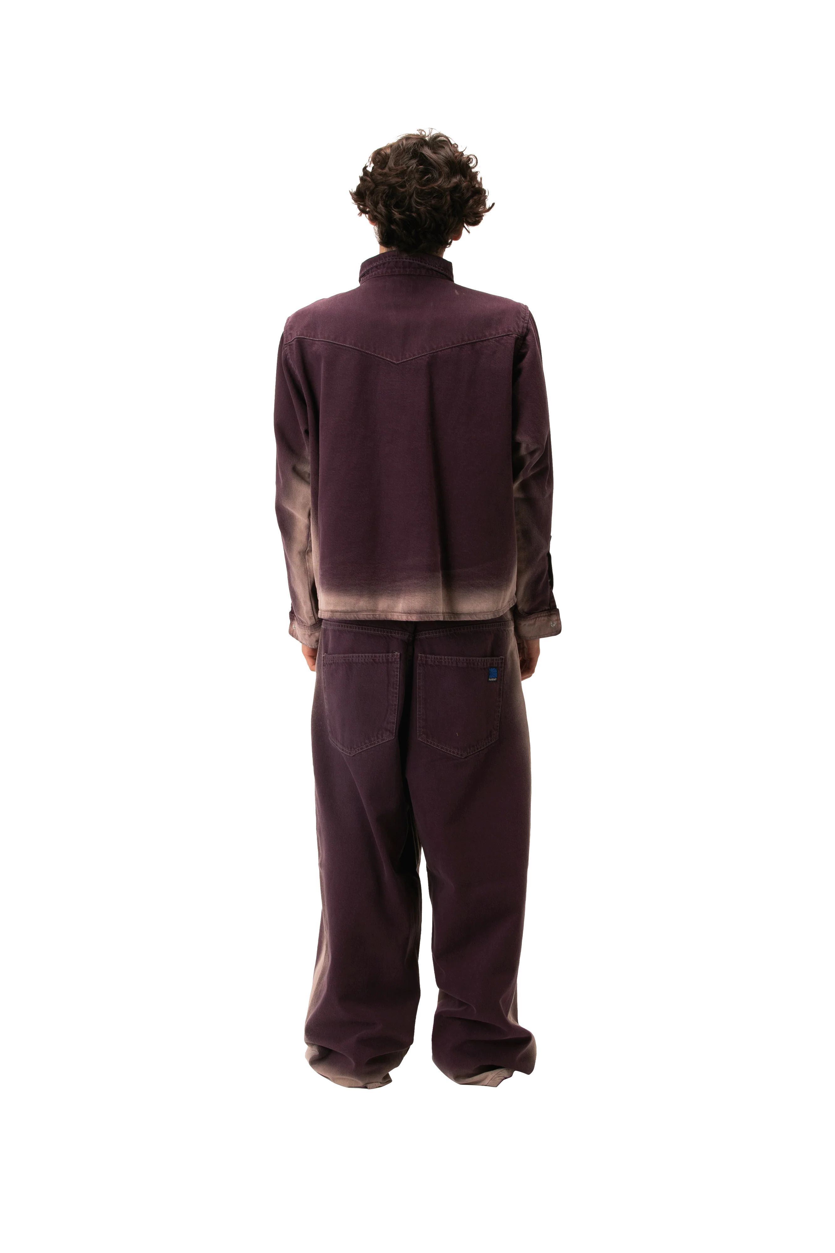 Shadow Wash Loose Fit Denim Shirt Woven - Image 3