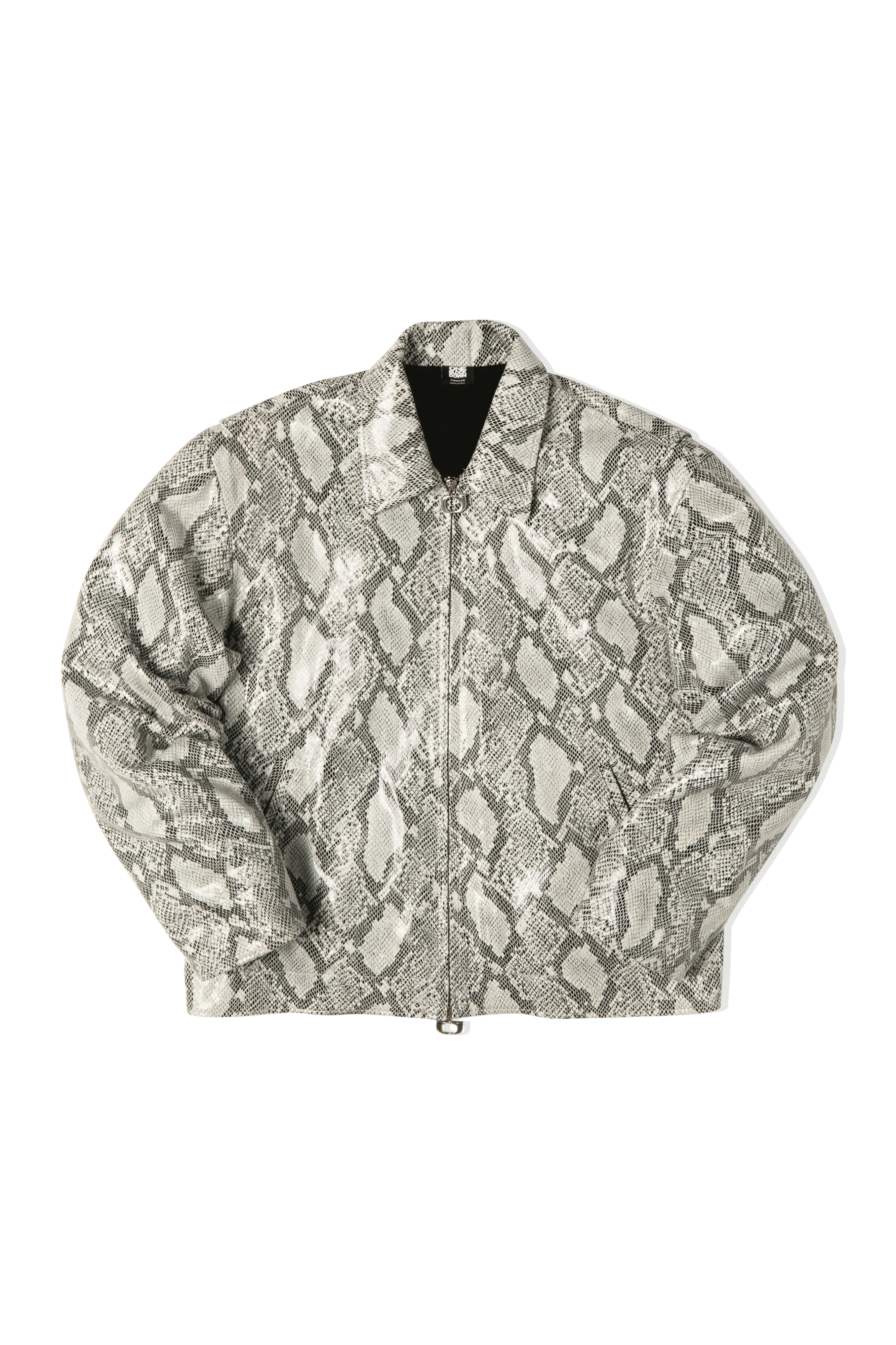 Snakeskin Leather Jacket - Image 10