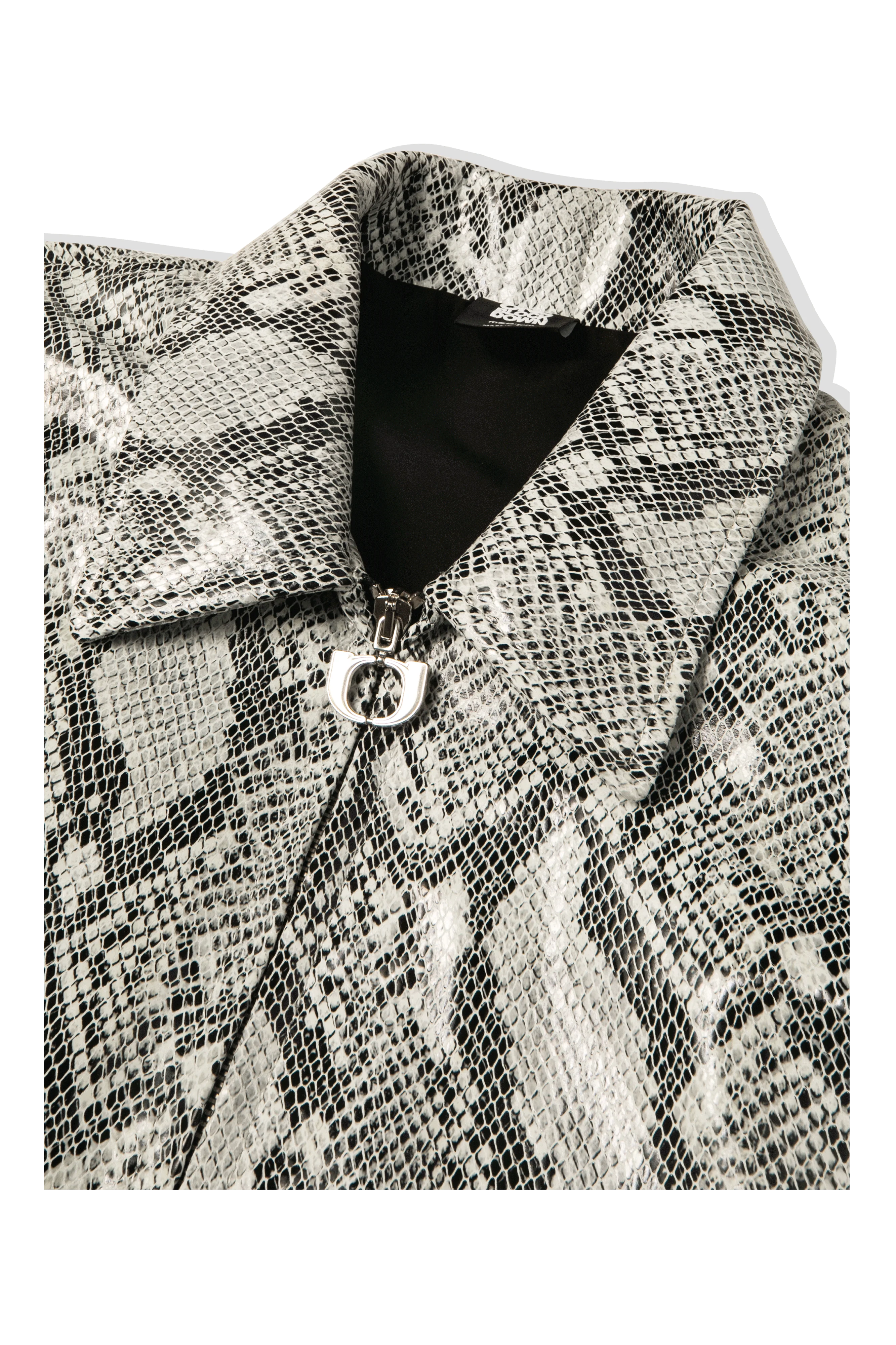 Snakeskin Leather Jacket - Image 8
