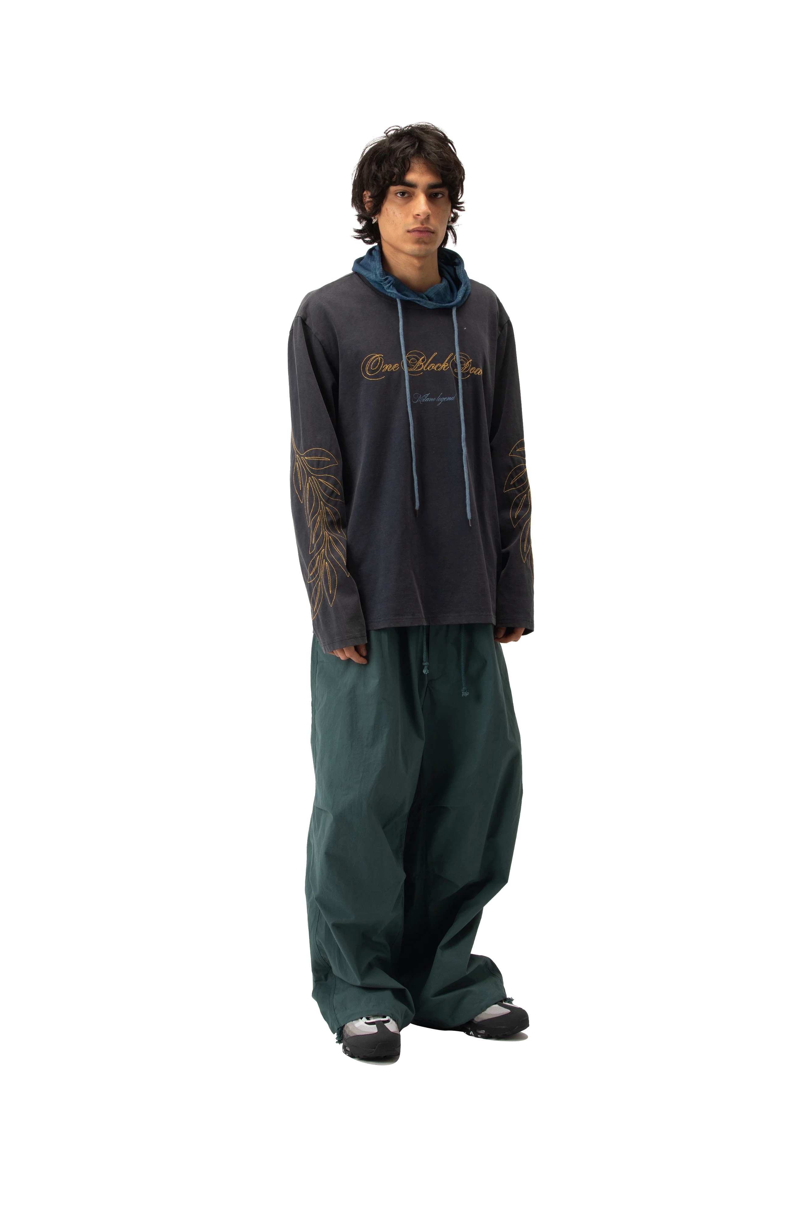 Stadium Longsleeve Hood T-Shirt - Image 2