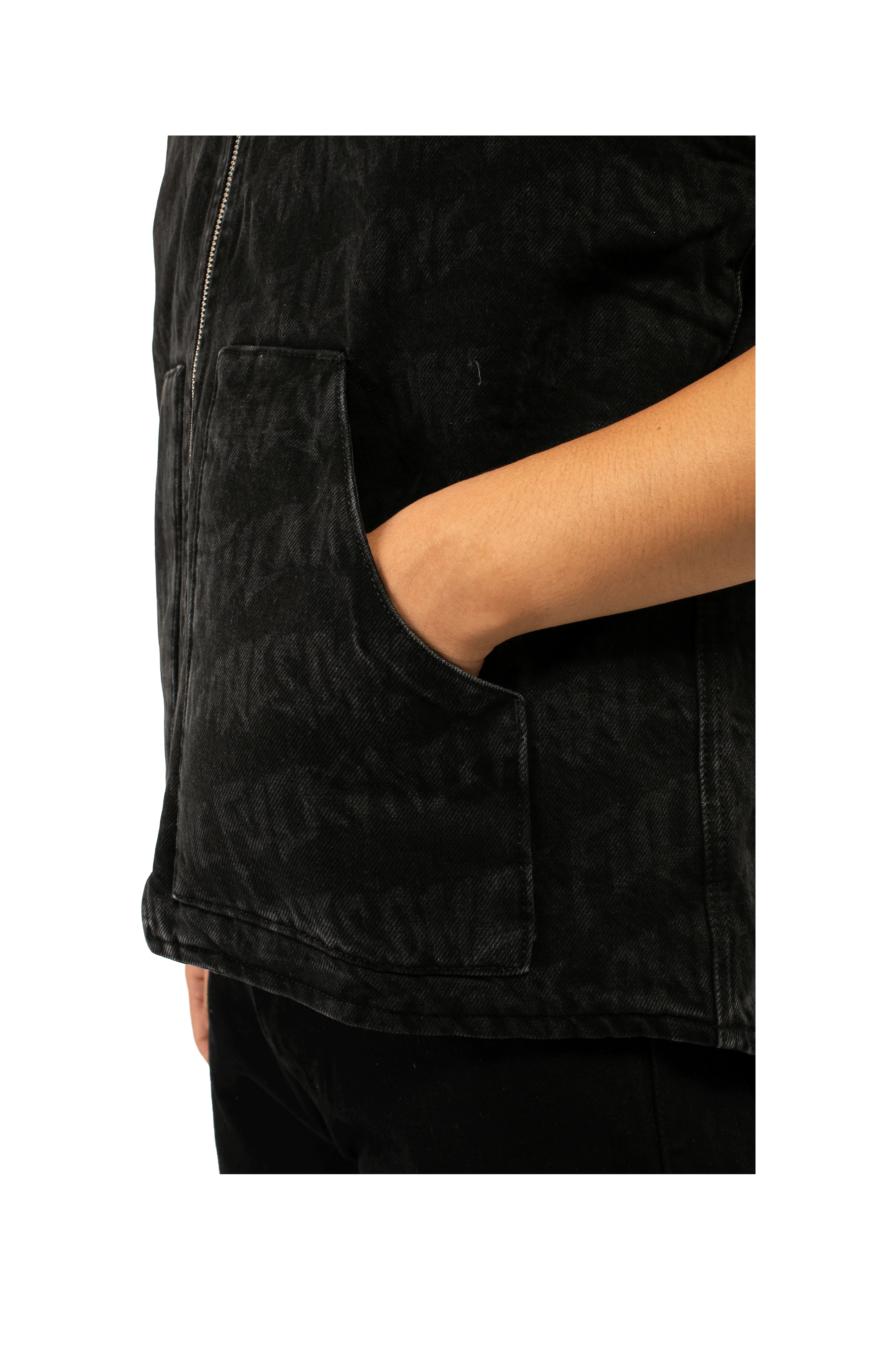 Stamp Denim Vest - Image 5