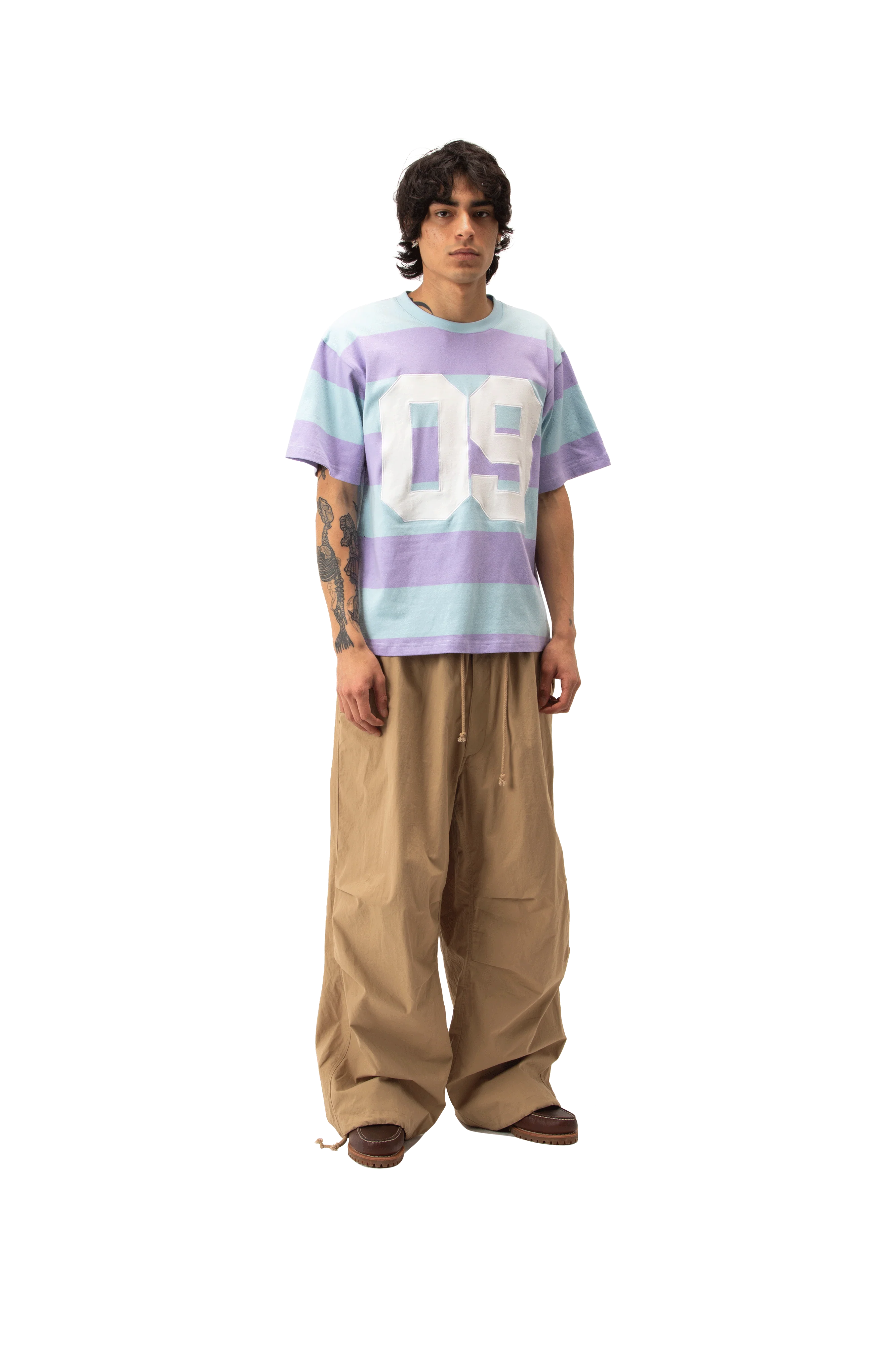 Striped "09" Tee. - Image 2