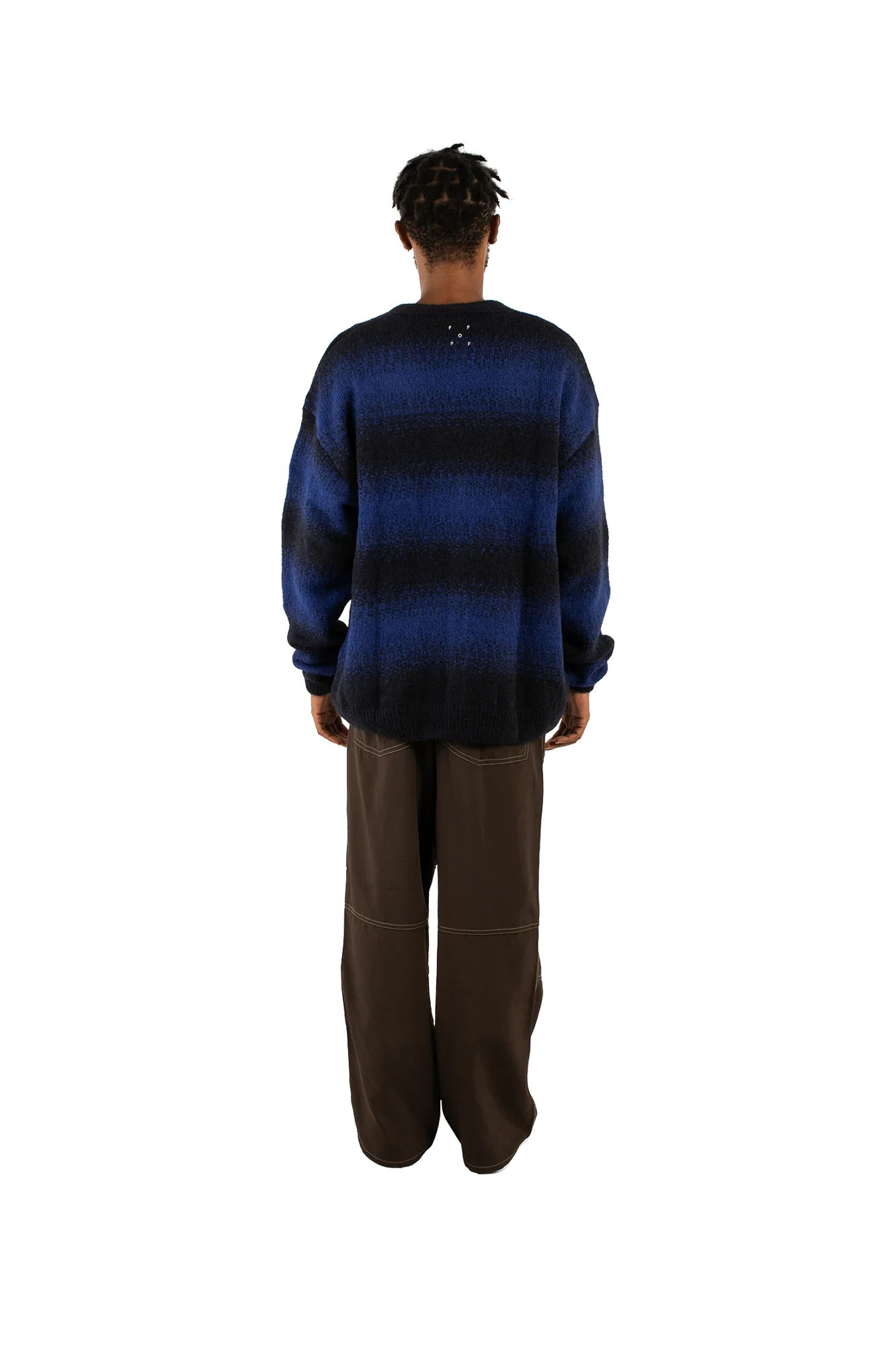 Striped Knitted Cardigan - Image 3