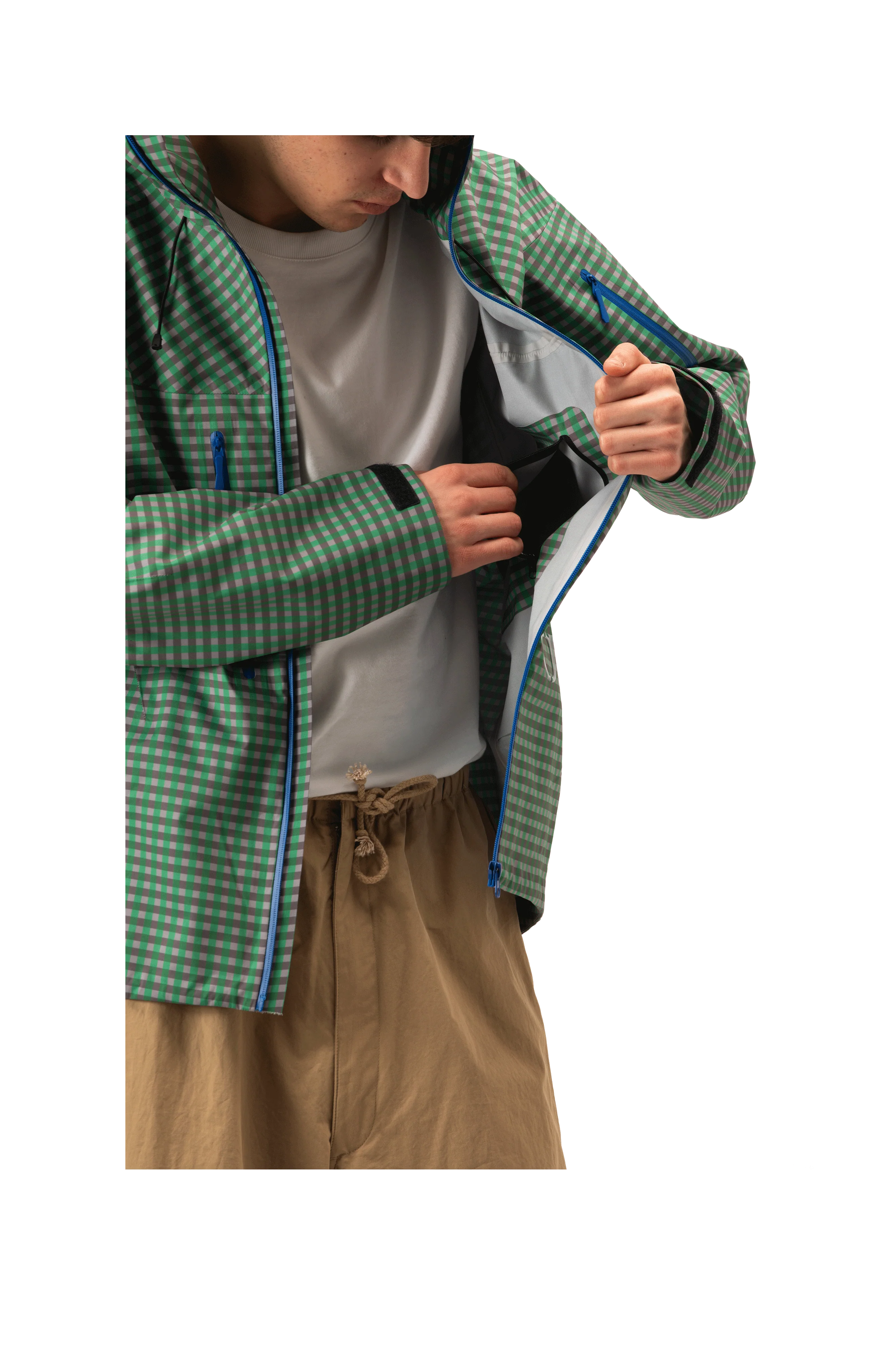 Technical Vichy Jacket. - Image 7