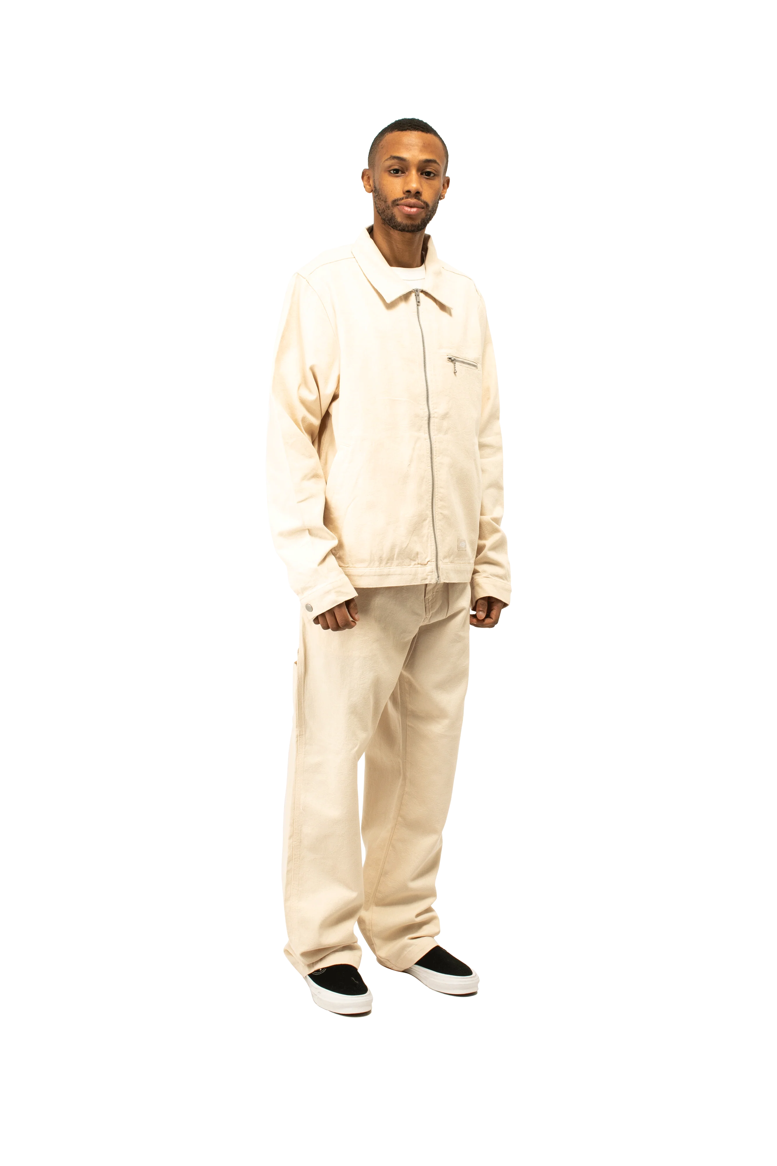 Tonal Jacquard Painters Jacket - Image 2