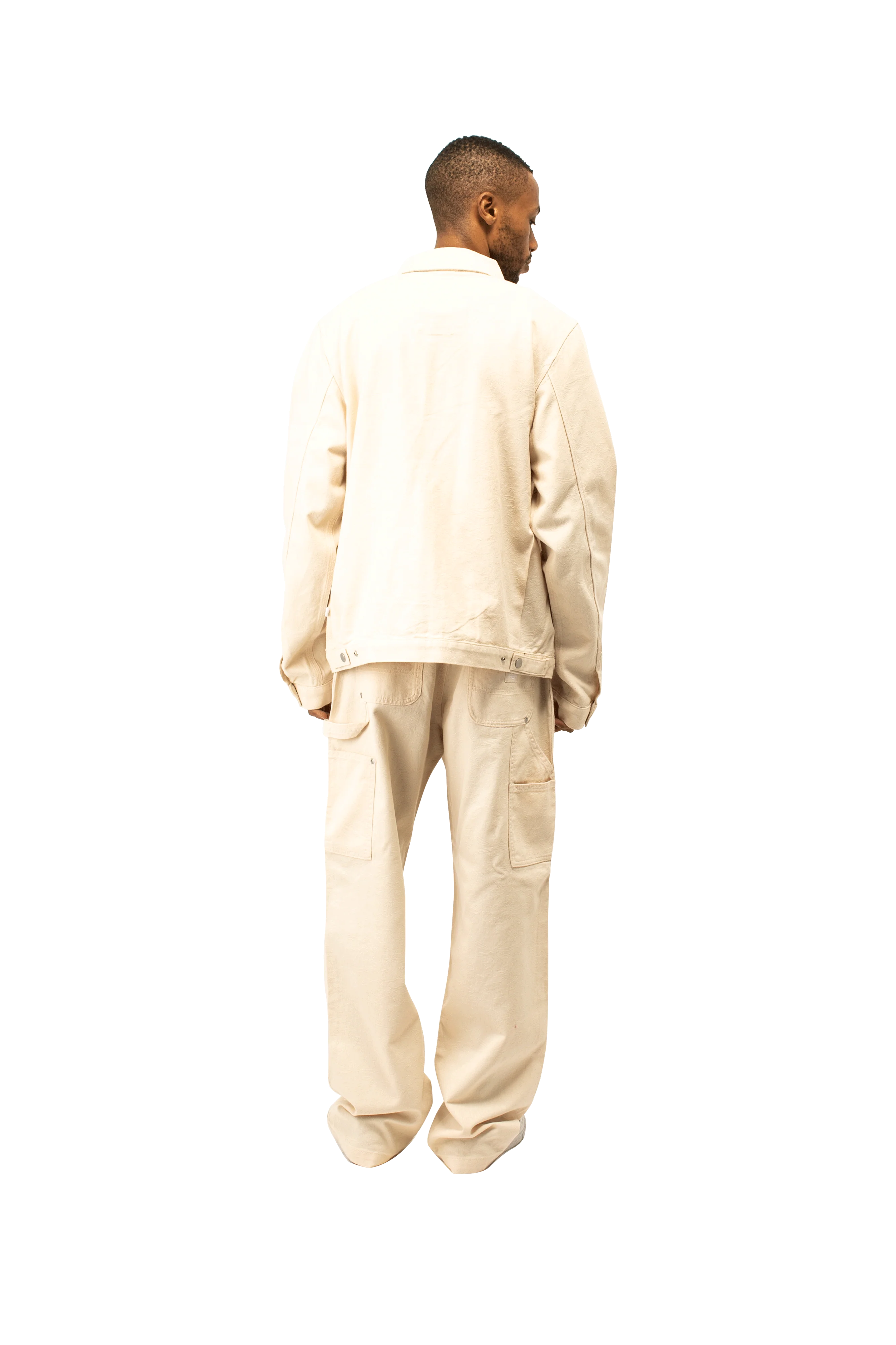 Tonal Jacquard Painters Jacket - Image 3