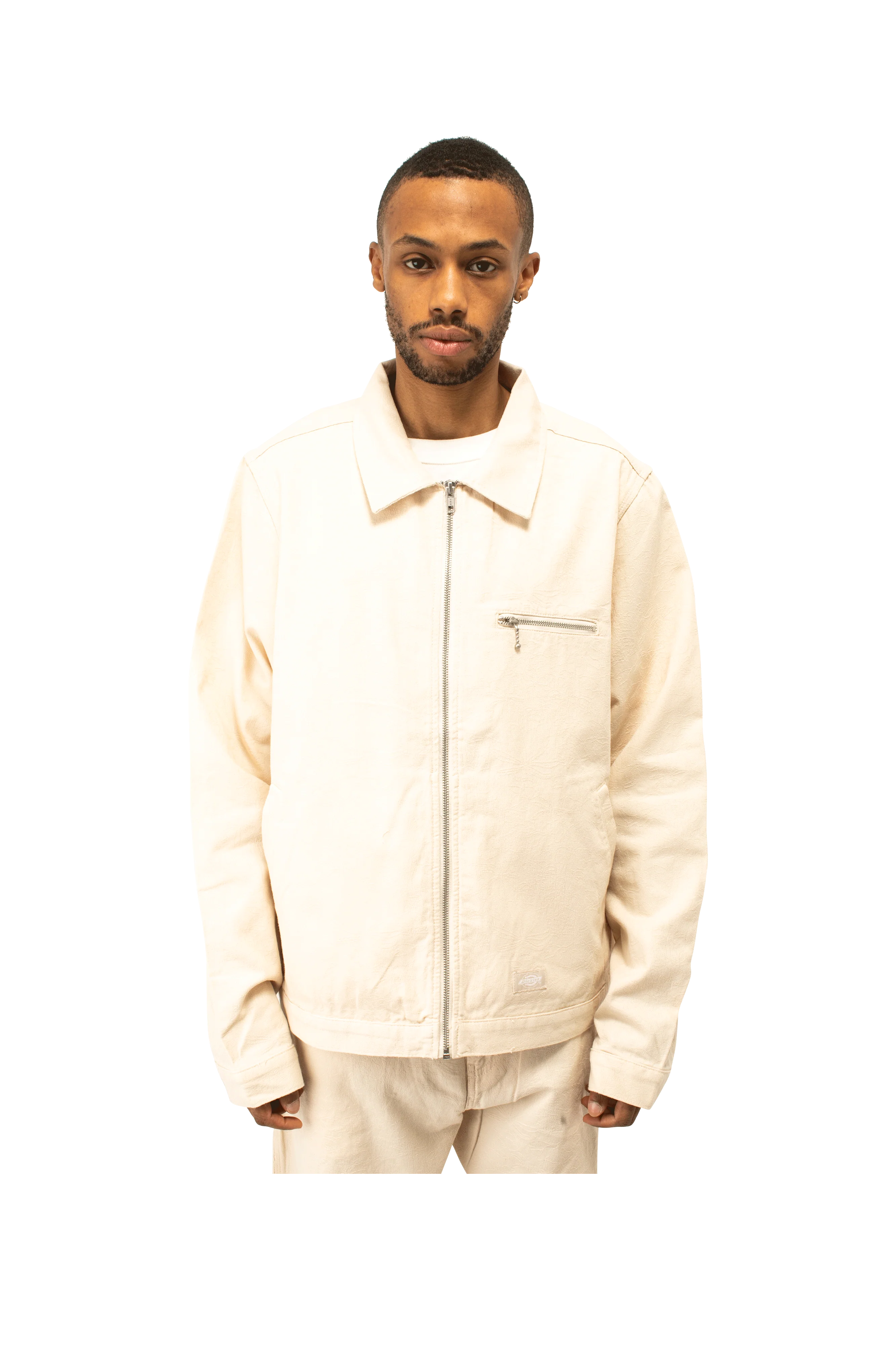 Tonal Jacquard Painters Jacket - Image 9