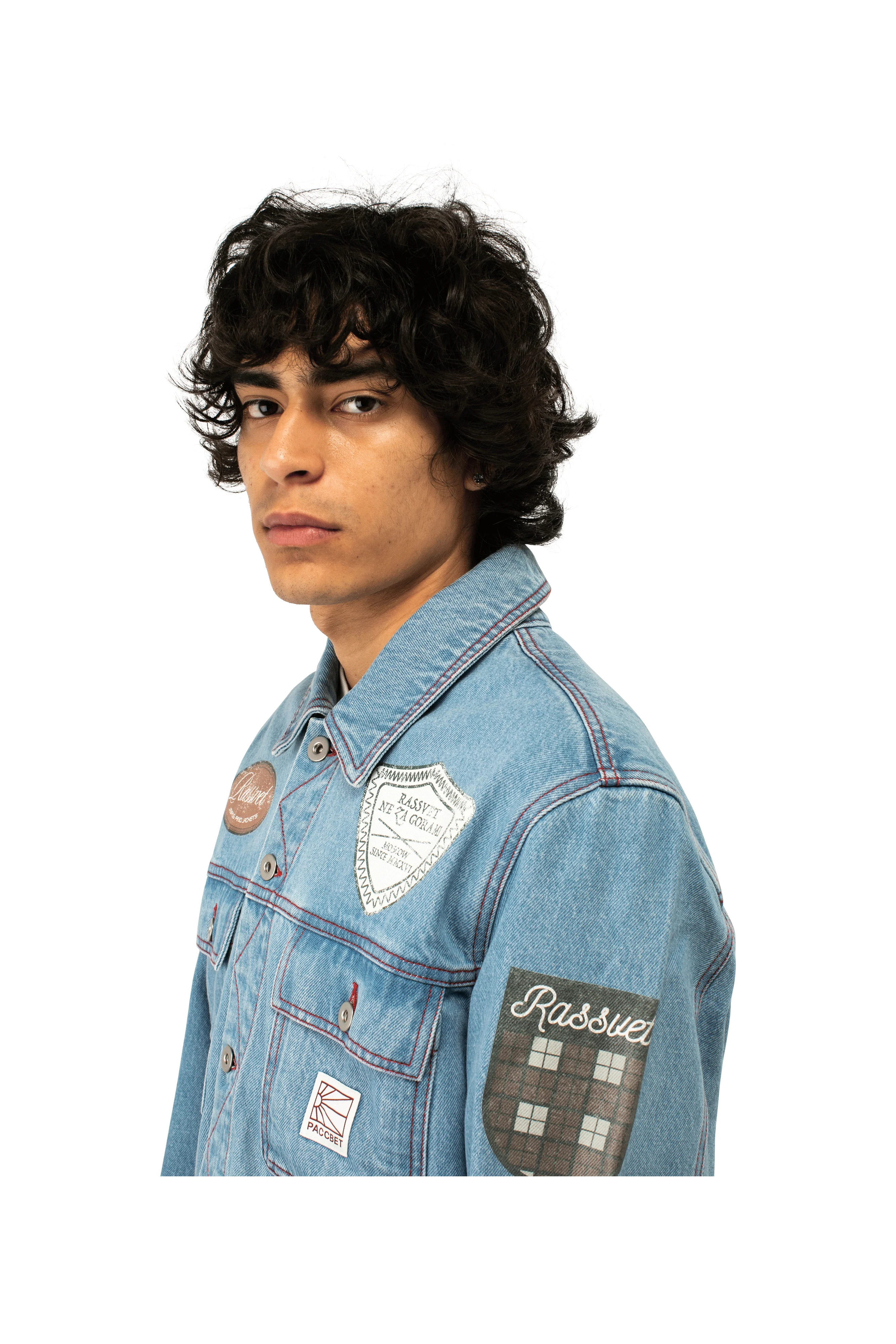 Varsity Denim Jacket - Image 4