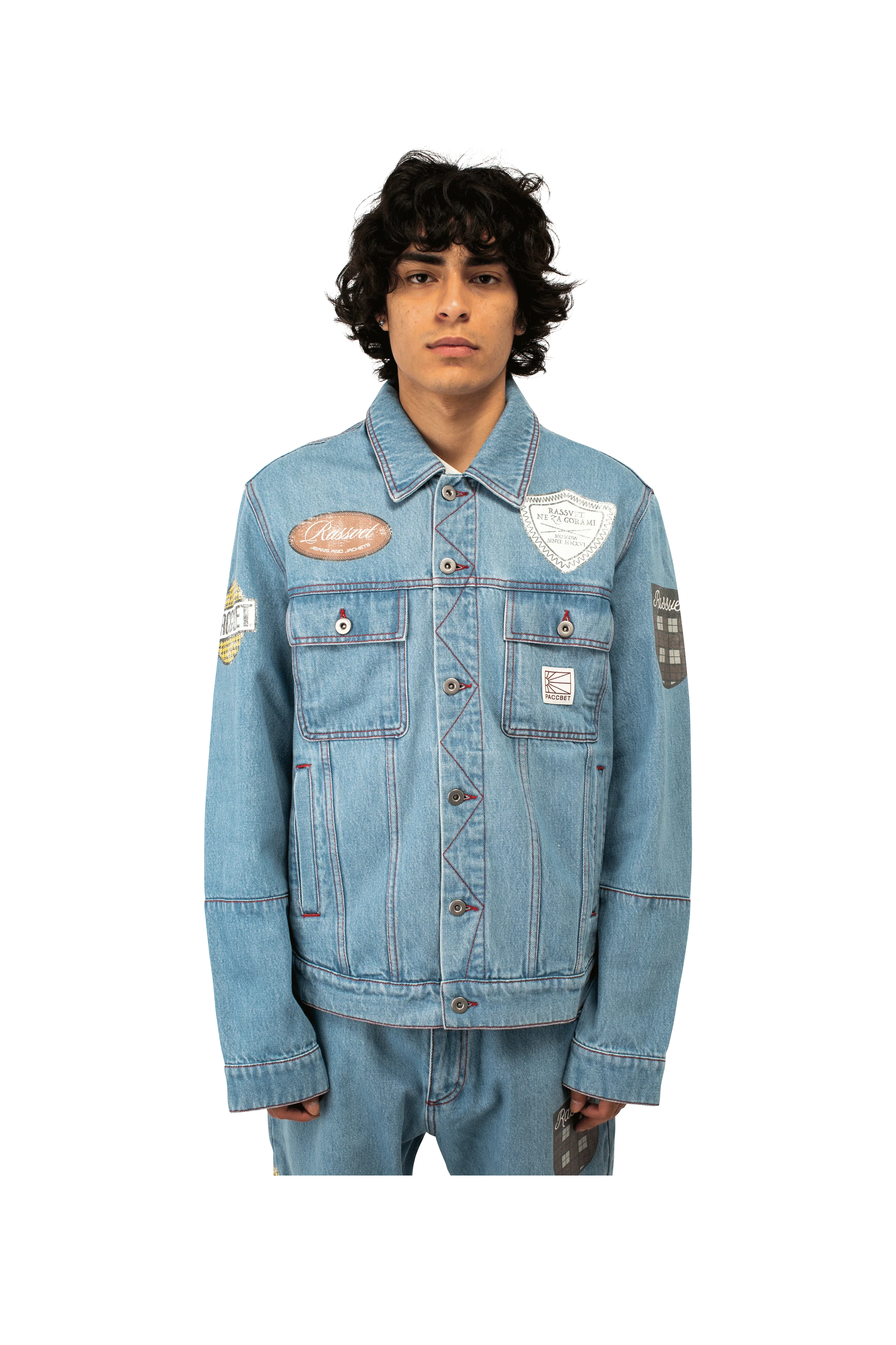 Varsity Denim Jacket - Image 7