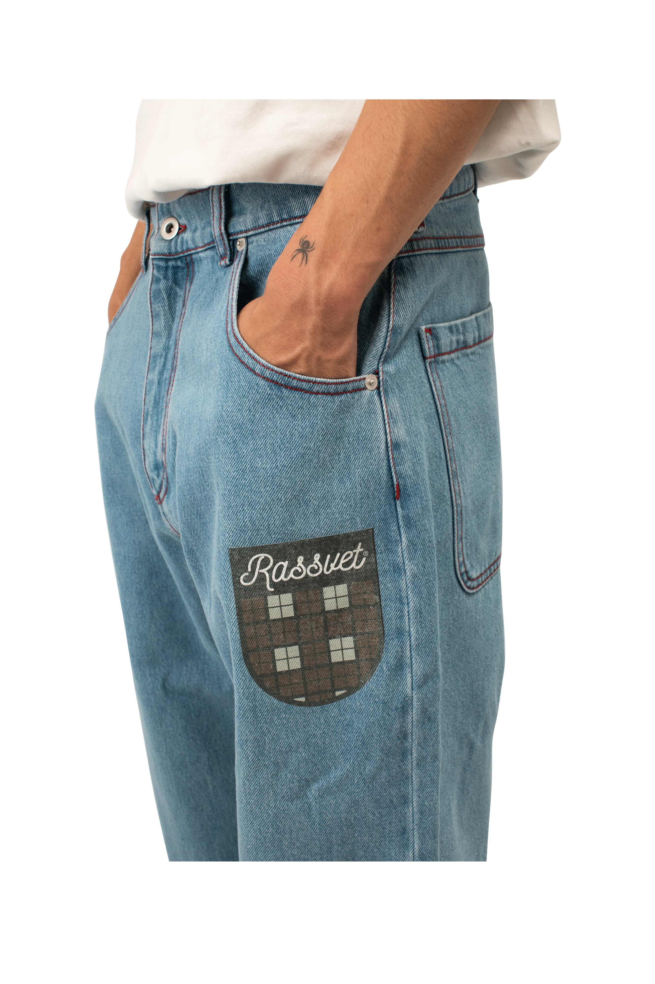 Varsity Straight Denim - Image 4